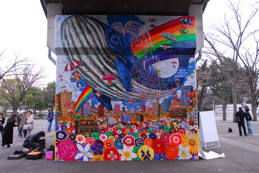 壁 画 – Mural Paint 2000 onwards – Miyazakingdom – 壁画とライブ