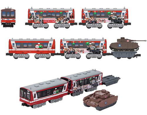 鹿島臨海鉄道6000形 ガールズ＆パンツァー ラッピング列車 2号車