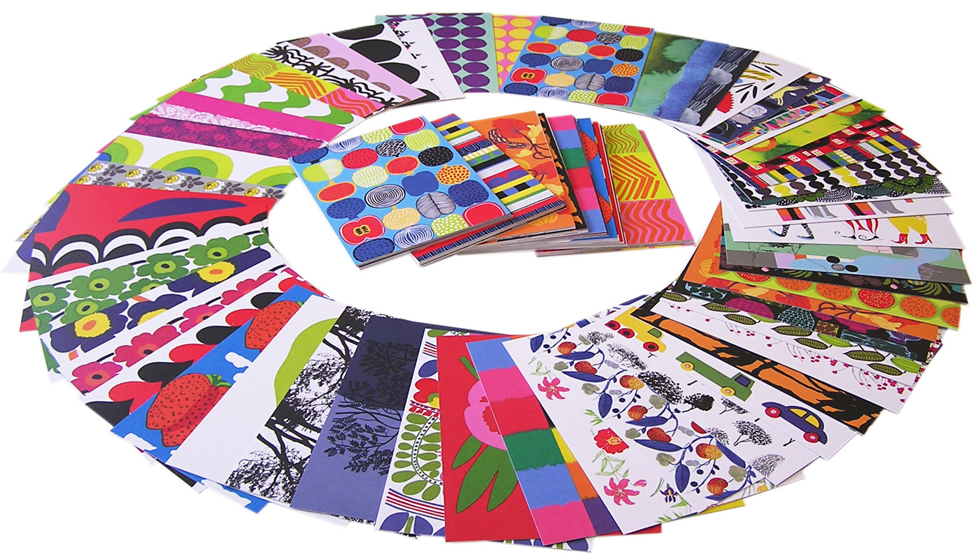 マリメッコ marimekko marimekko 100 POSTCARDS マリメッコ100枚ポスト
