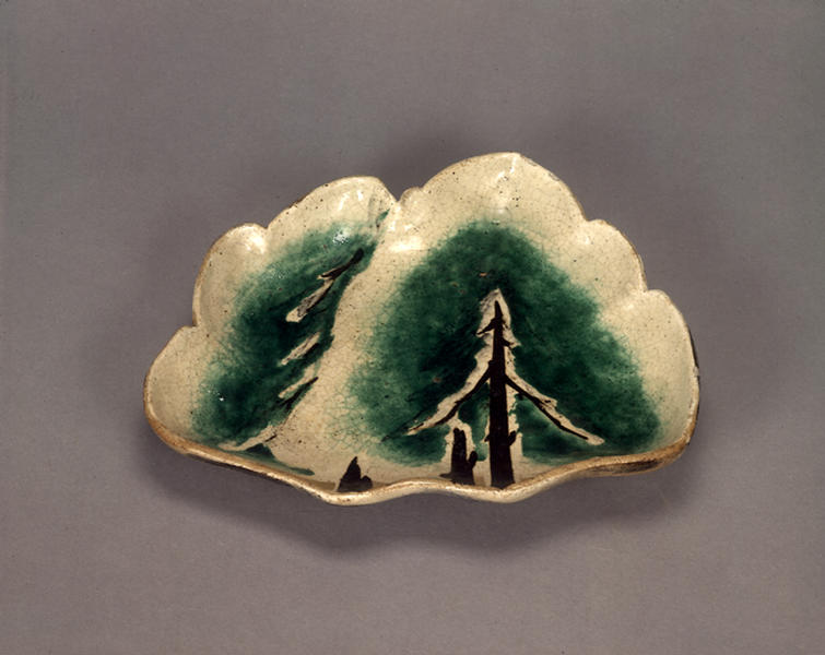 乾山色絵雪杉図向付 - MIHO MUSEUM