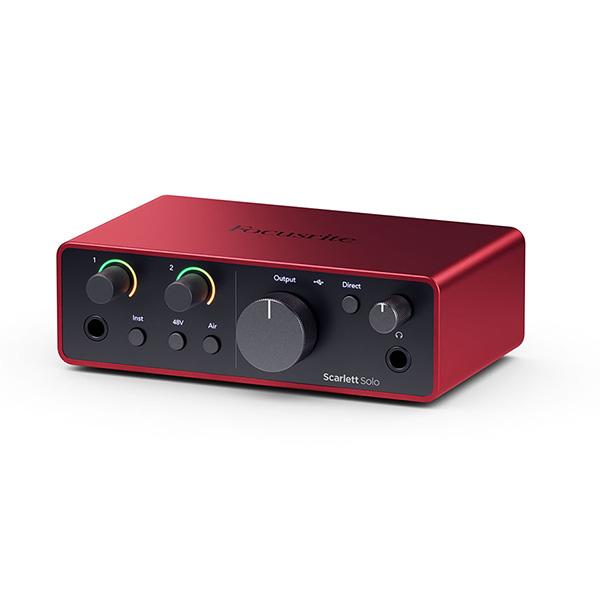 Focusrite オーディオ インターフェイス Scarlett Solo 4th Gen