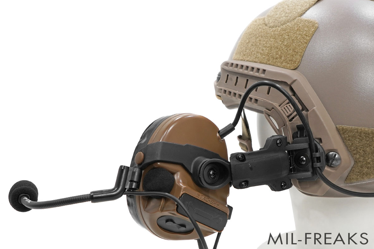 TAC-SKY Comtac III タイプ ヘッドセット AMPスタイル ARCレール