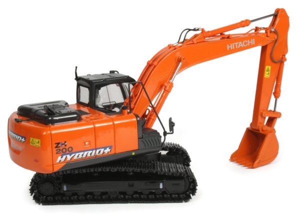 Miniature Construction World - Hitachi ZH200 HYBRID+ Tracked Excavator
