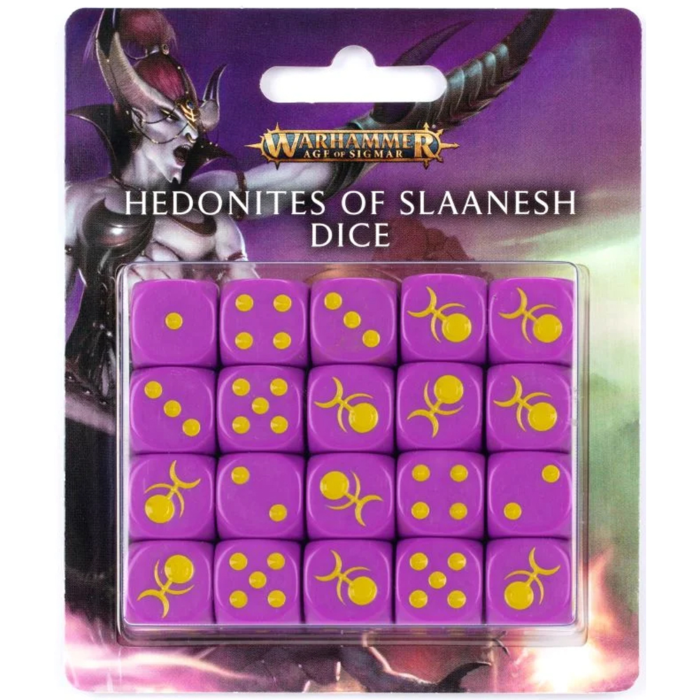 Warhammer Age of Sigmar: Hedonites of Slaanesh Dice (20