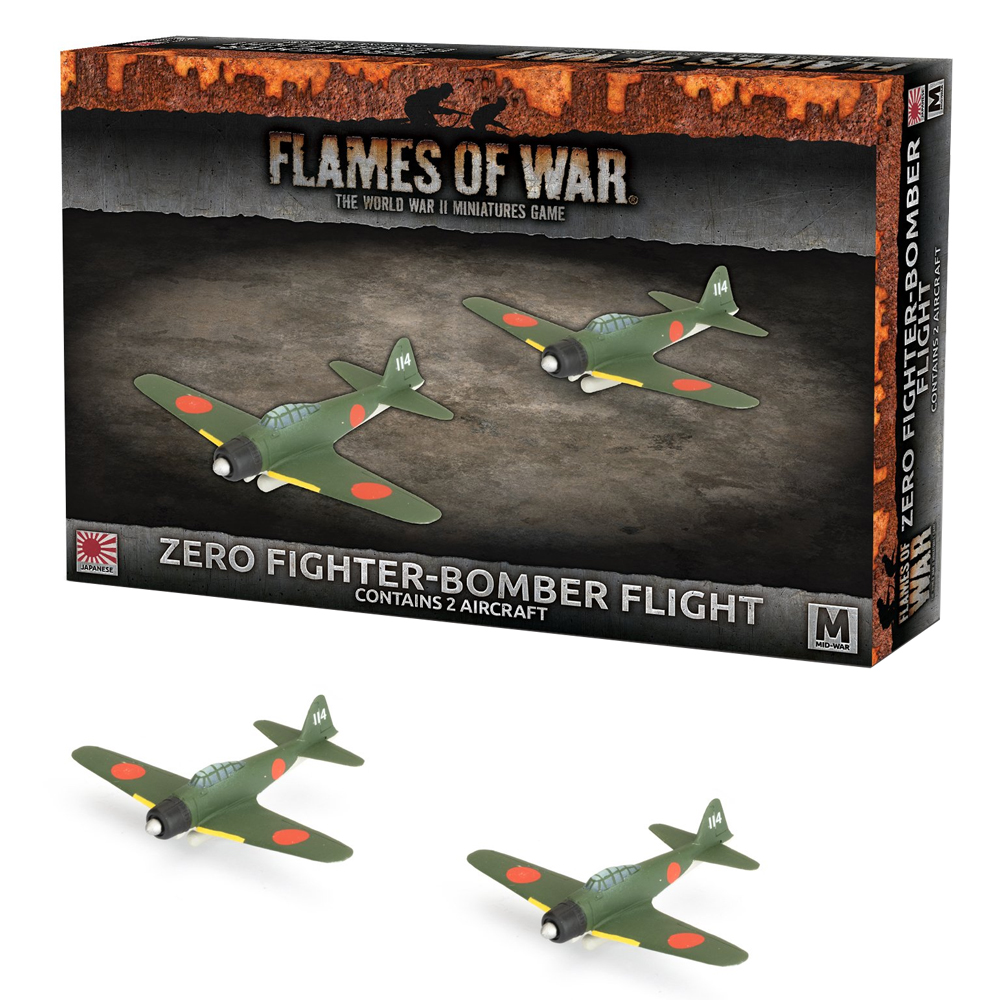 Flames of War WW2: Zero Fighter-Bomber Flight | Tabletop