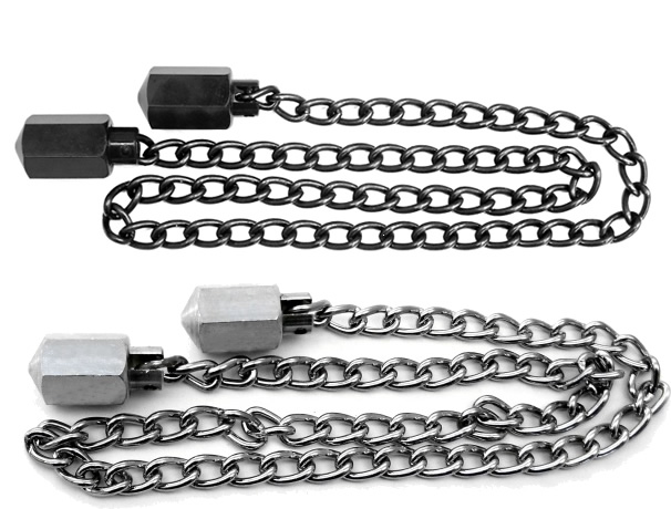 全金属製分銅鎖ブラック/シルバー 忍者ツール