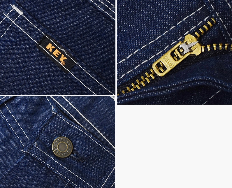 90s ビンテージ USA製【KEY】【デニムペインターパンツ】【W31程度