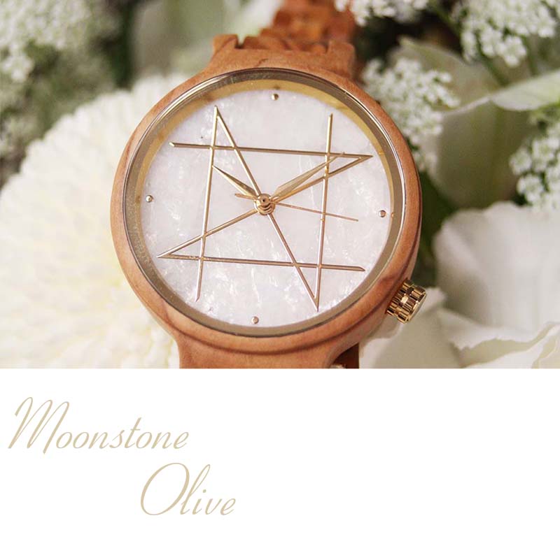 新作商品紹介 天然石×天然木 唯一無二の美しい模様の腕時計「NOZ」