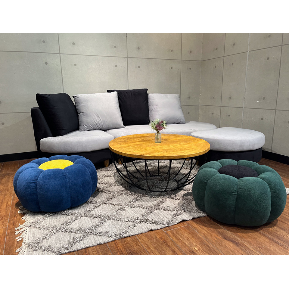 スツールOT-586【送料無料】イエロー/ブルー | NOCEノーチェ 家具