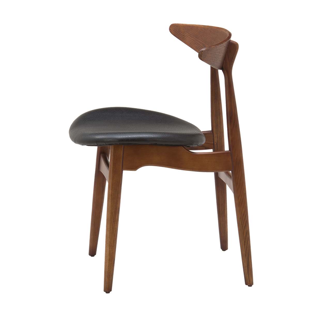 チェアRY54【送料無料】 ウォールナット/ブラック 通販|インテリア
