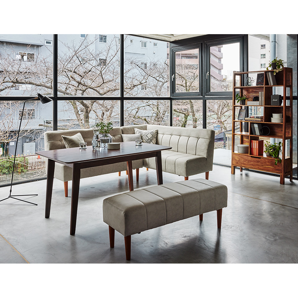 コーナーソファHY9651【送料・開梱設置無料】ライトグレー | NOCE