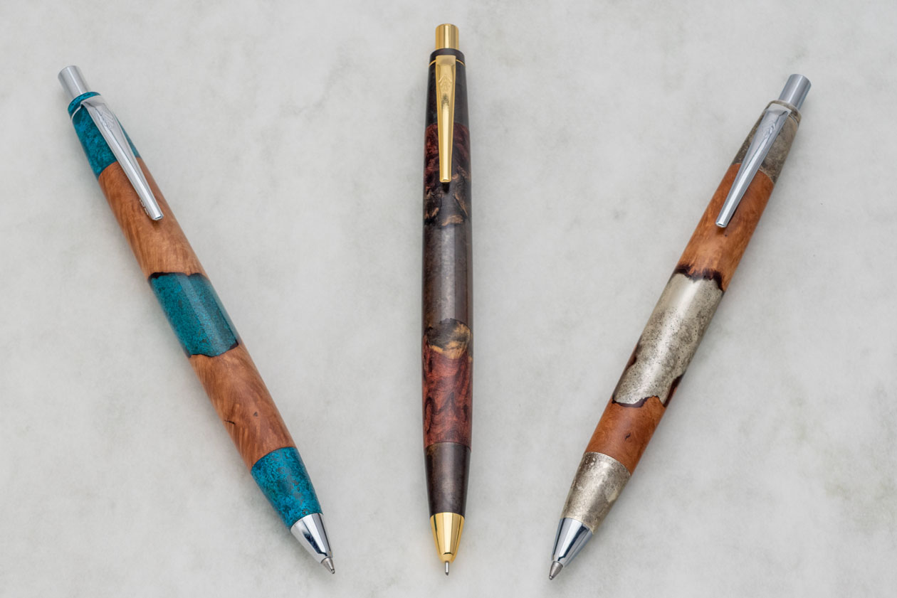 侘寂・WABISABI・木のボールペン・木のシャープペンシル｜野原工芸