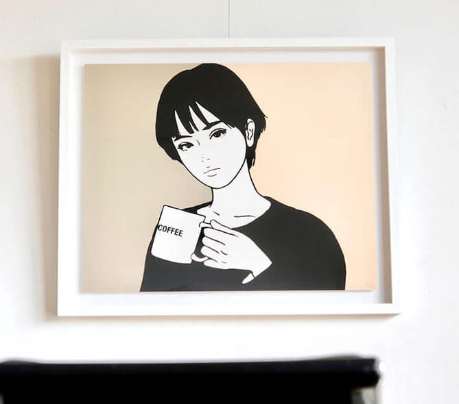 カフェ経営者やコーヒー好きに オススメのKYNEのシルクスクリーン作品