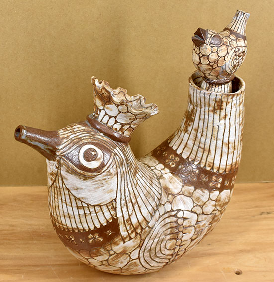 下村良之介陶器「鳴鳥」 | Natsume Books