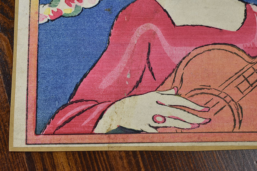 竹久夢二版画「秋のしらべ」 | Natsume Books