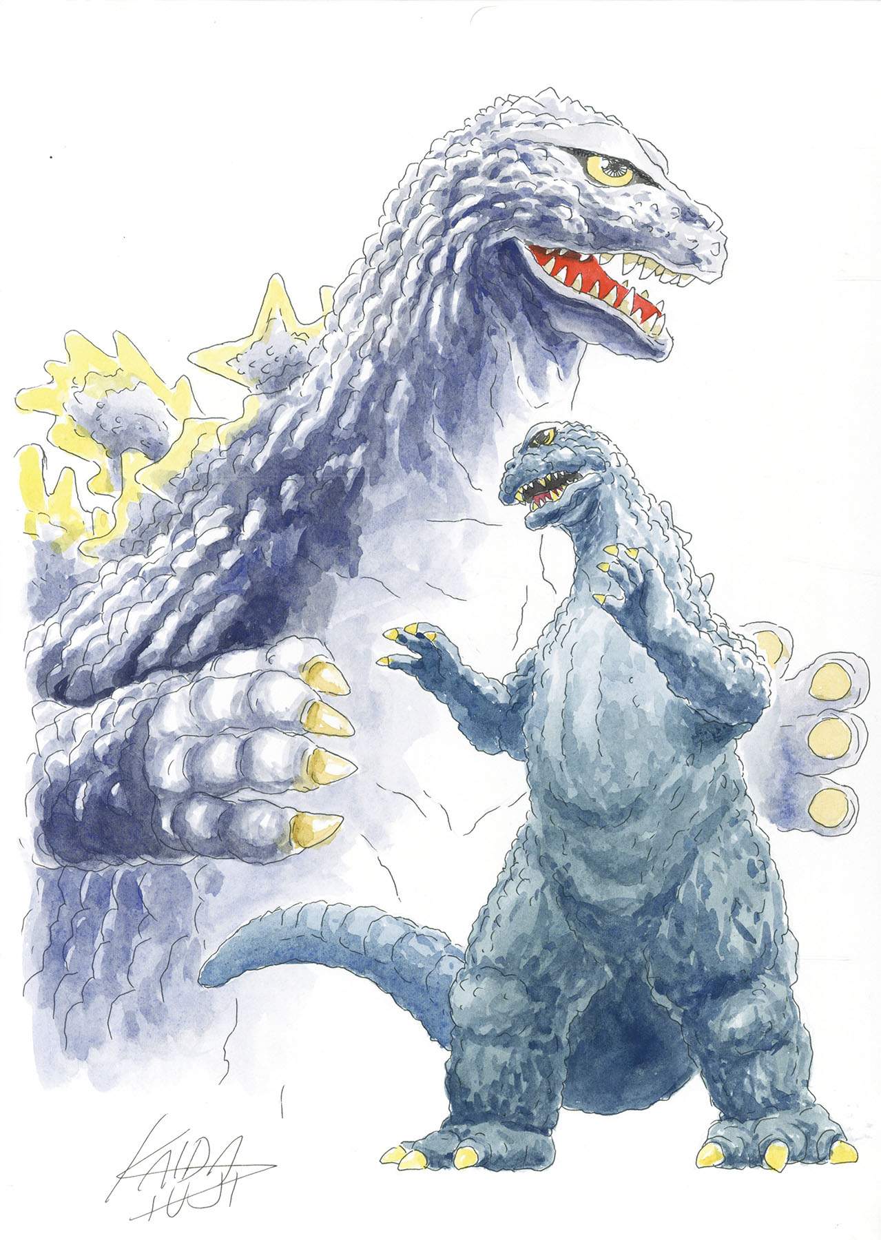 開田裕治作品「ゴジラ」 | Natsume Books