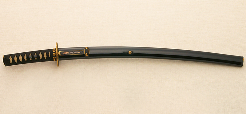 2019年10月 脇差(國広)・黒蝋色塗脇差拵 公益財団法人鍋島報效会 徴古館