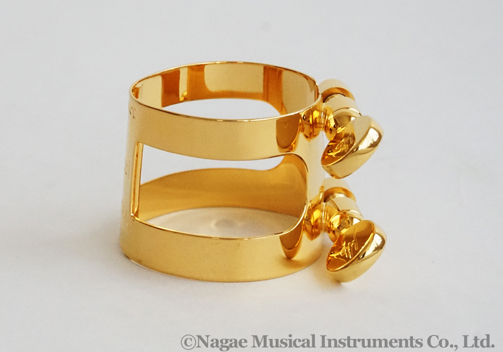 BUZZ B♭クラリネットリガチャー ゴールド GP｜ 管楽器専門店 永江楽器