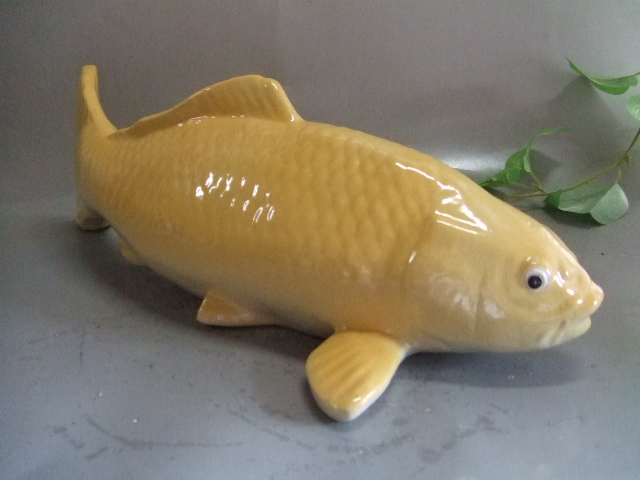 ニシキゴイ 鯉 黄金｜中村陶器 信楽焼の通販サイト （滋賀/陶器/焼き物