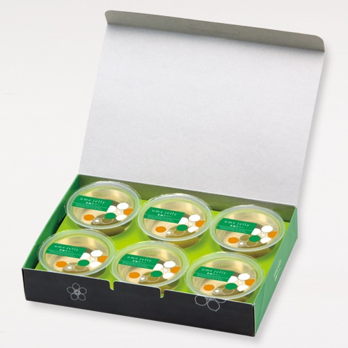 青梅ゼリー 90g×6個：梅製品｜【紀州梅の里なかた】オンラインショップ
