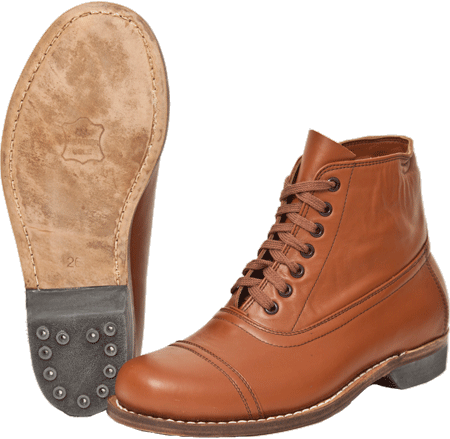 日本陸軍 将校編上靴 ミリタリーショップ 革ジャン 中田商店