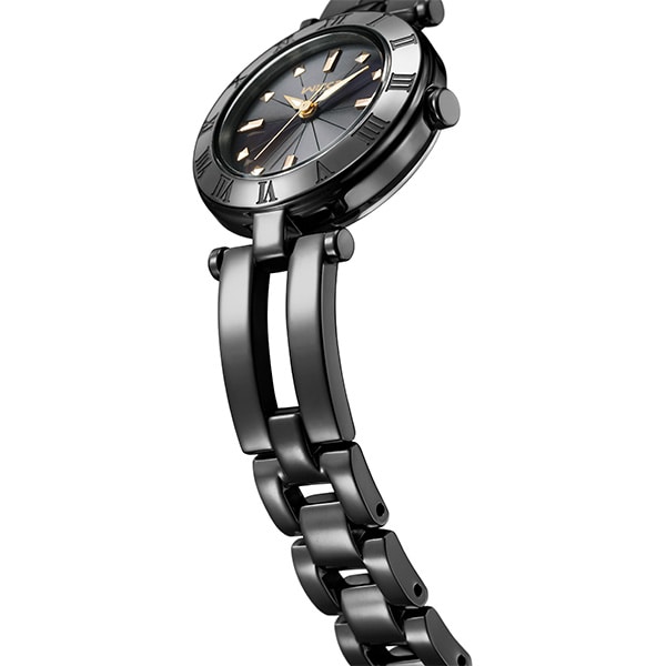 wicca ハーフバングル KP2-647-51 レディース ソーラー(ブラック