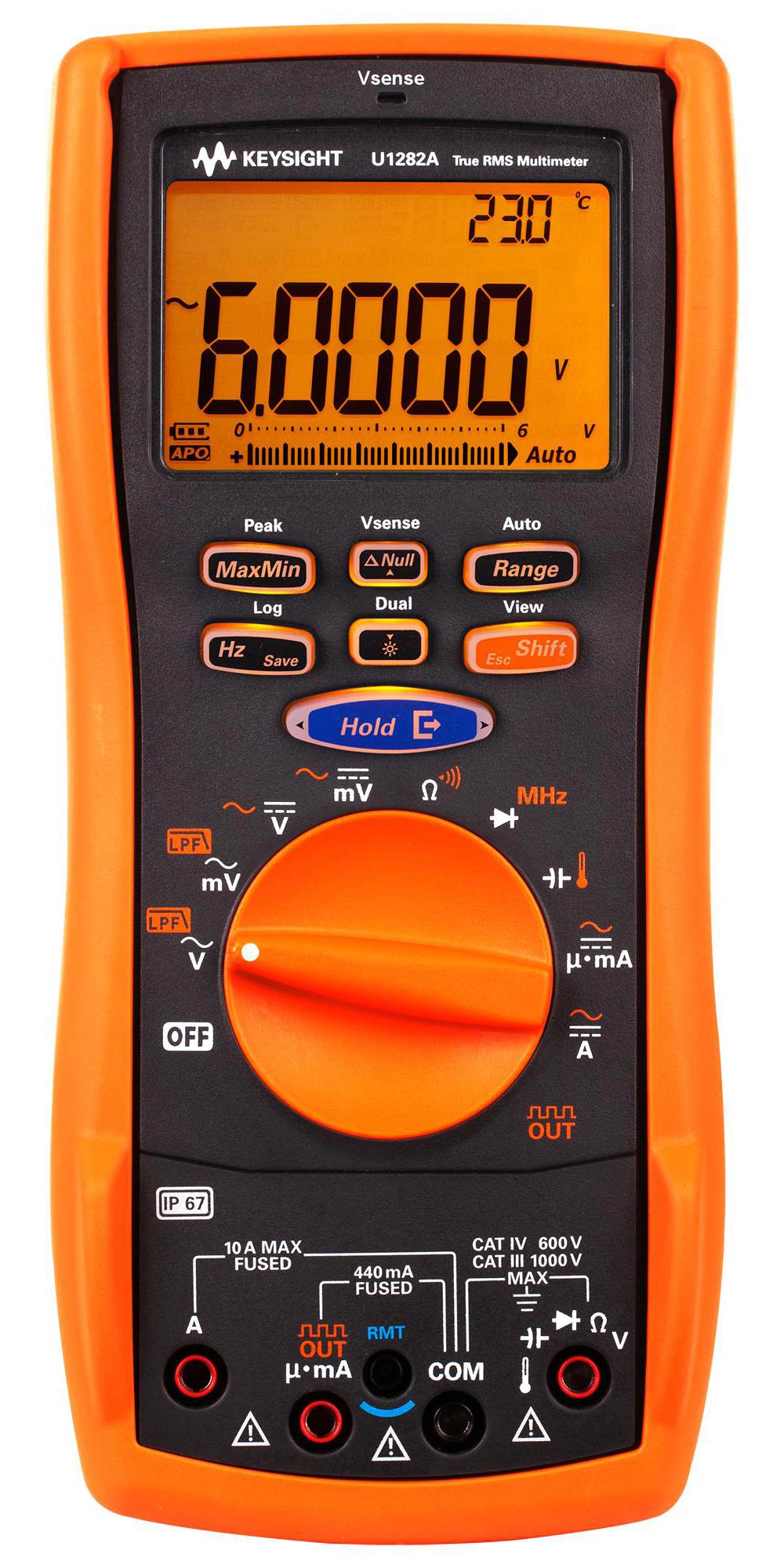 U1282A KEYSIGHT TECHNOLOGIES, Handheld Digital Multimeter, U1280