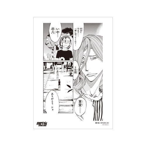 弱虫ペダル SPARE BIKE 巻島裕介 & 東堂尽八 名シーン A3 マット加工