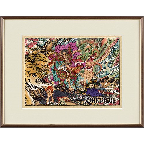 集英社 ONE PIECE ワンピース 複製原画 ルフィ & ゾロ & ナミ (龍虎