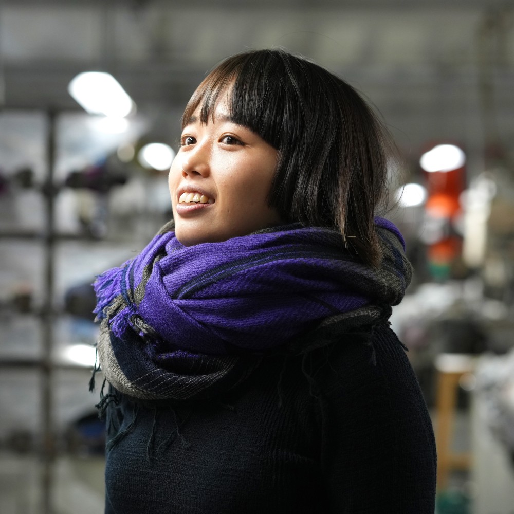 roots shawl BIG | tamaki niime