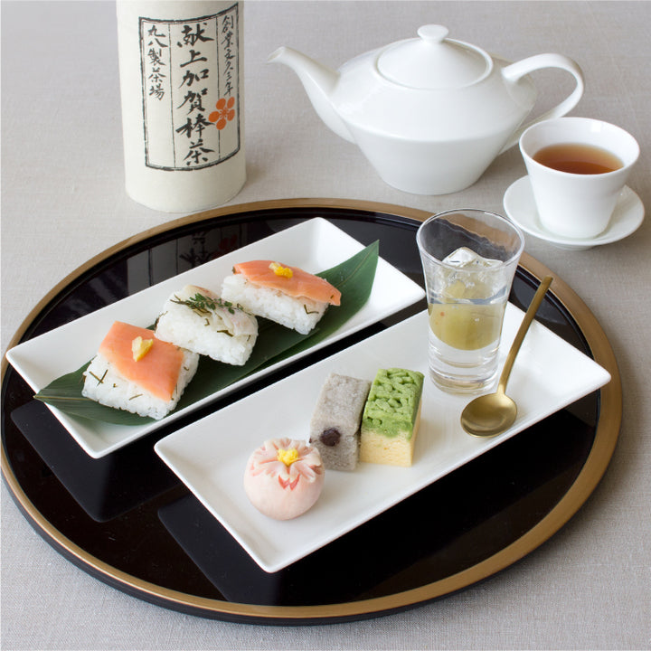 白いブランド食器｜23cm長角皿｜EXQUISITE｜ニッコー公式オンライン