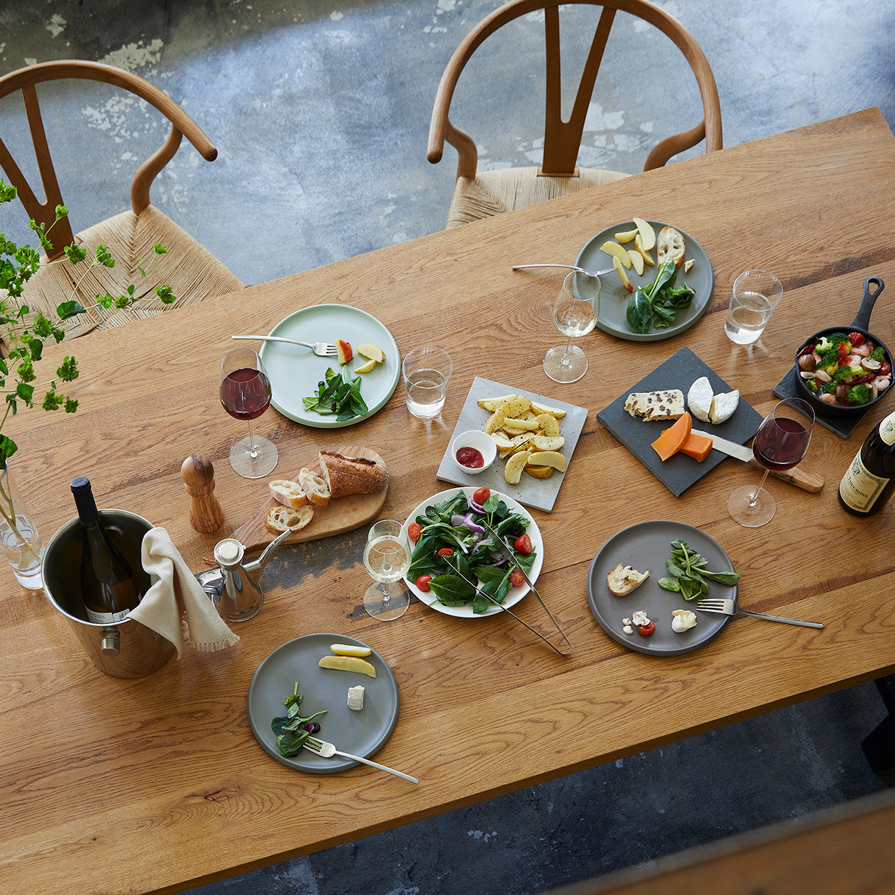 24cmプレート 夕凪｜おしゃれカフェ食器｜新生活｜Saredo NAGI