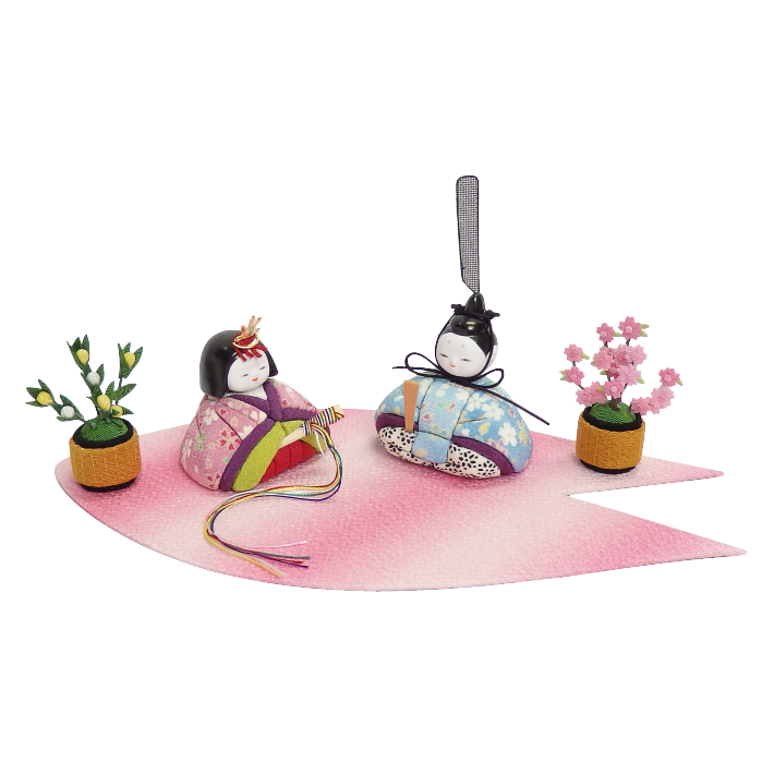 木目込人形 ひな人形 坐雛 芥子雛 【人形堂】