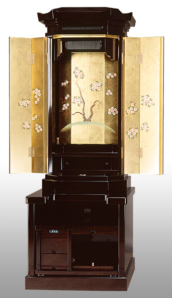 創価学会仏壇 厨子型 創明桜 本金箔