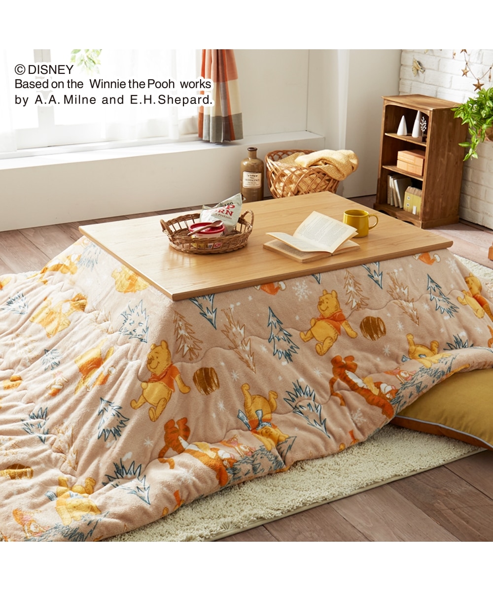 ディズニー/こたつ掛布団（プーさん）フランネル 通販【ニッセン】