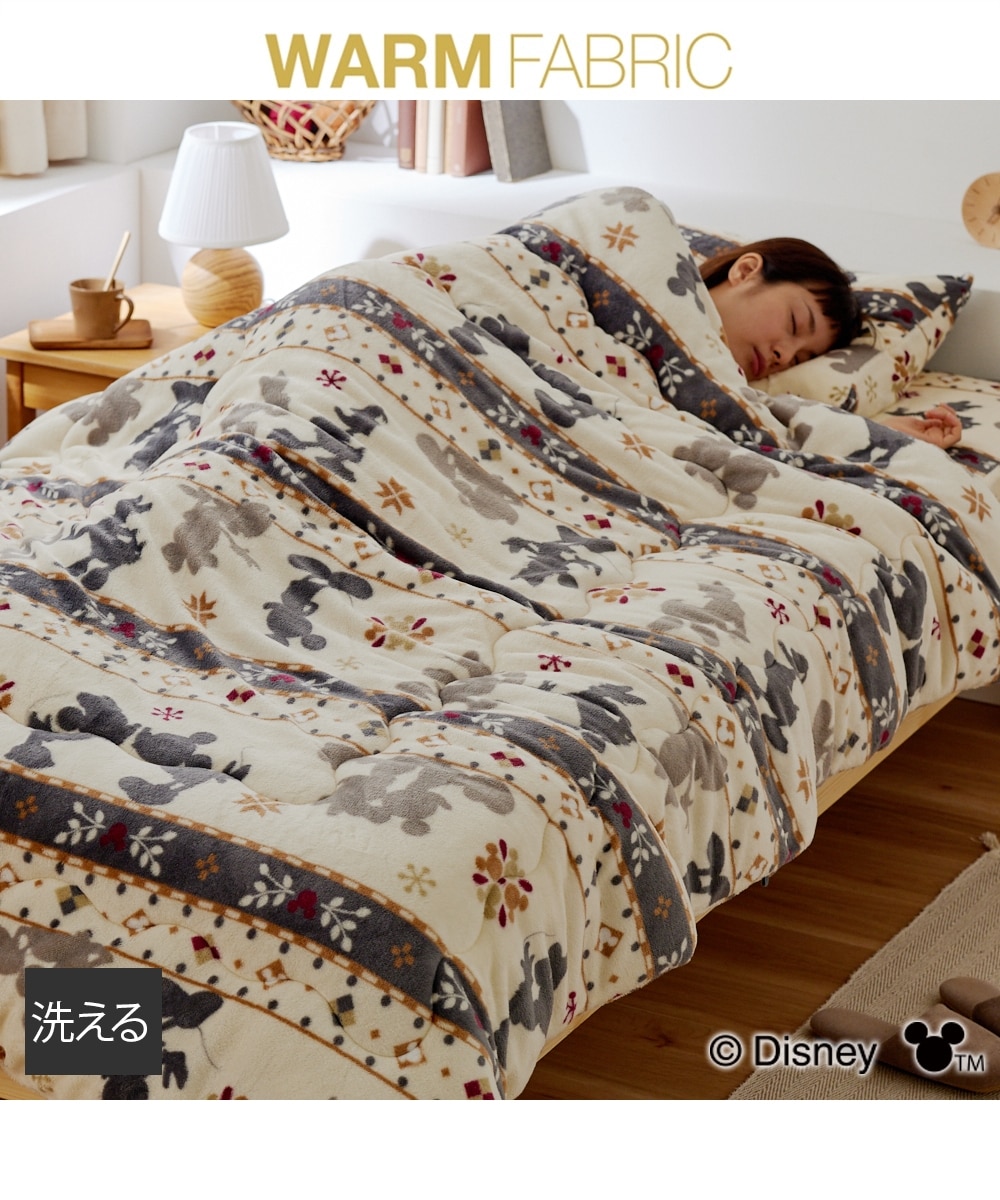 ディズニー/フランネルあったか掛け布団 ミッキー＆フレンズ 通販