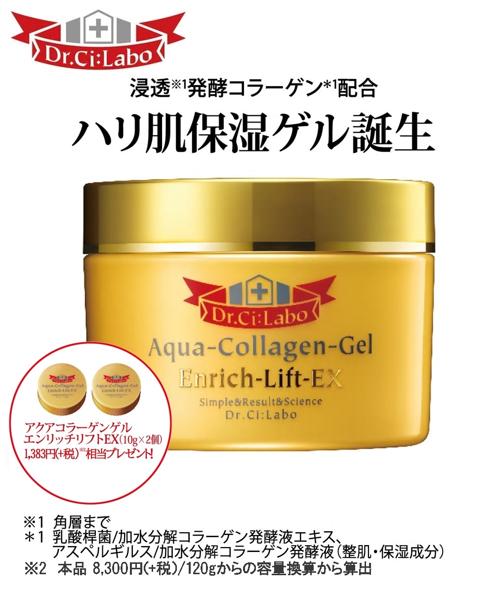 ドクターシーラボ アクアコラーゲンゲル エンリッチリフトEX120g・ミニ