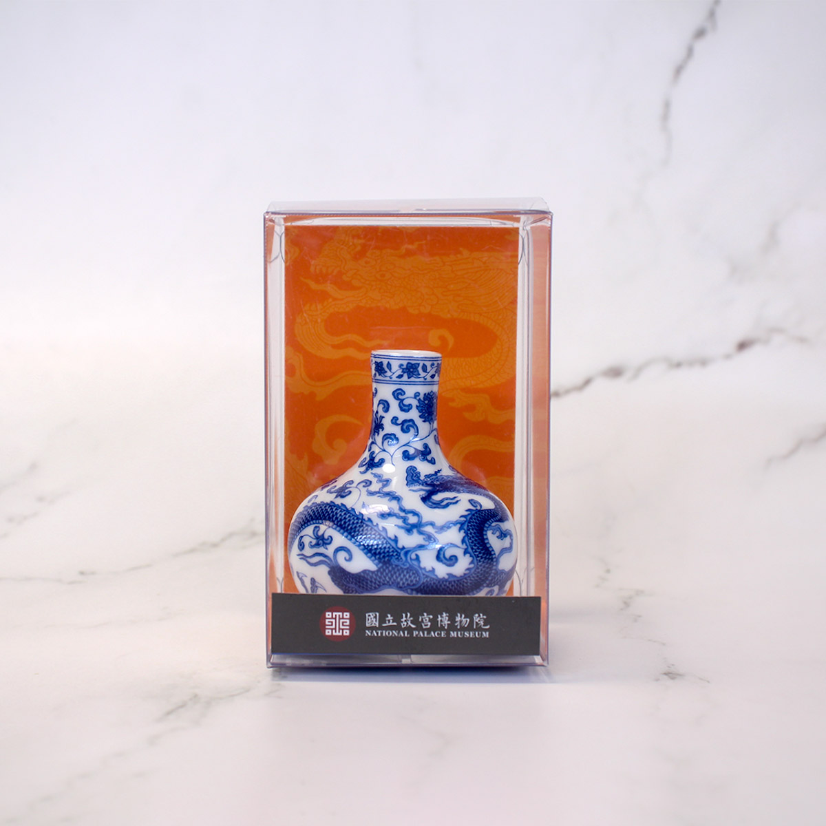 故宮精品網路商城- 迷你瓷器-故宮龍紋天球瓶