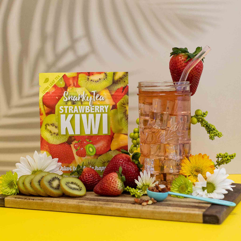 Strawberry Kiwi - Fruit Herbal Blend – Snarky Tea