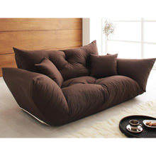 お好みの形にアレンジ自在 ゆったり寛げる ジャンボカウチソファの詳細