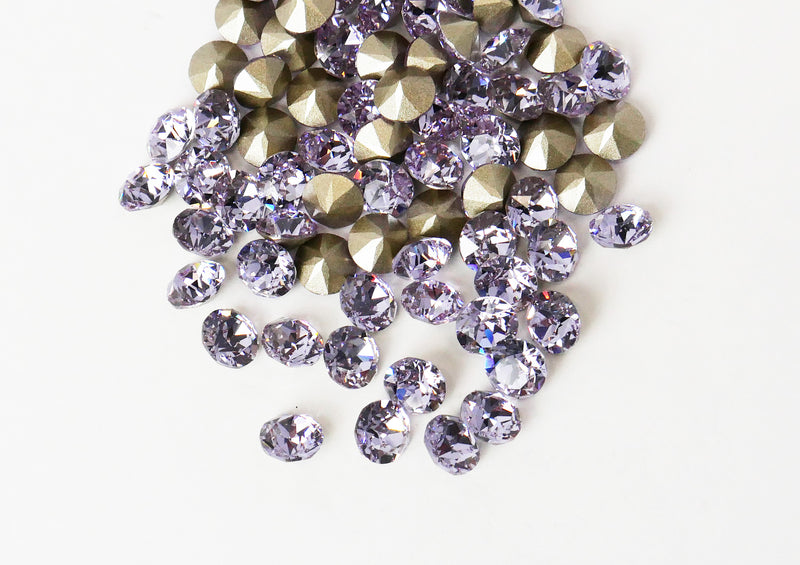 スワロフスキーチャトンバイオレット-#1028 4-ラインストーン