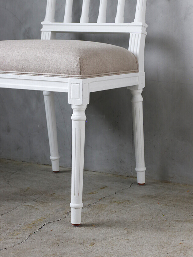 SGDダイニングチェアTHOMASホワイト - サラグレース