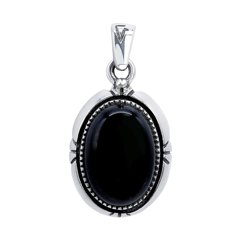 ペンダントトップ オニキス トップのみ メンズ レディース シルバー925