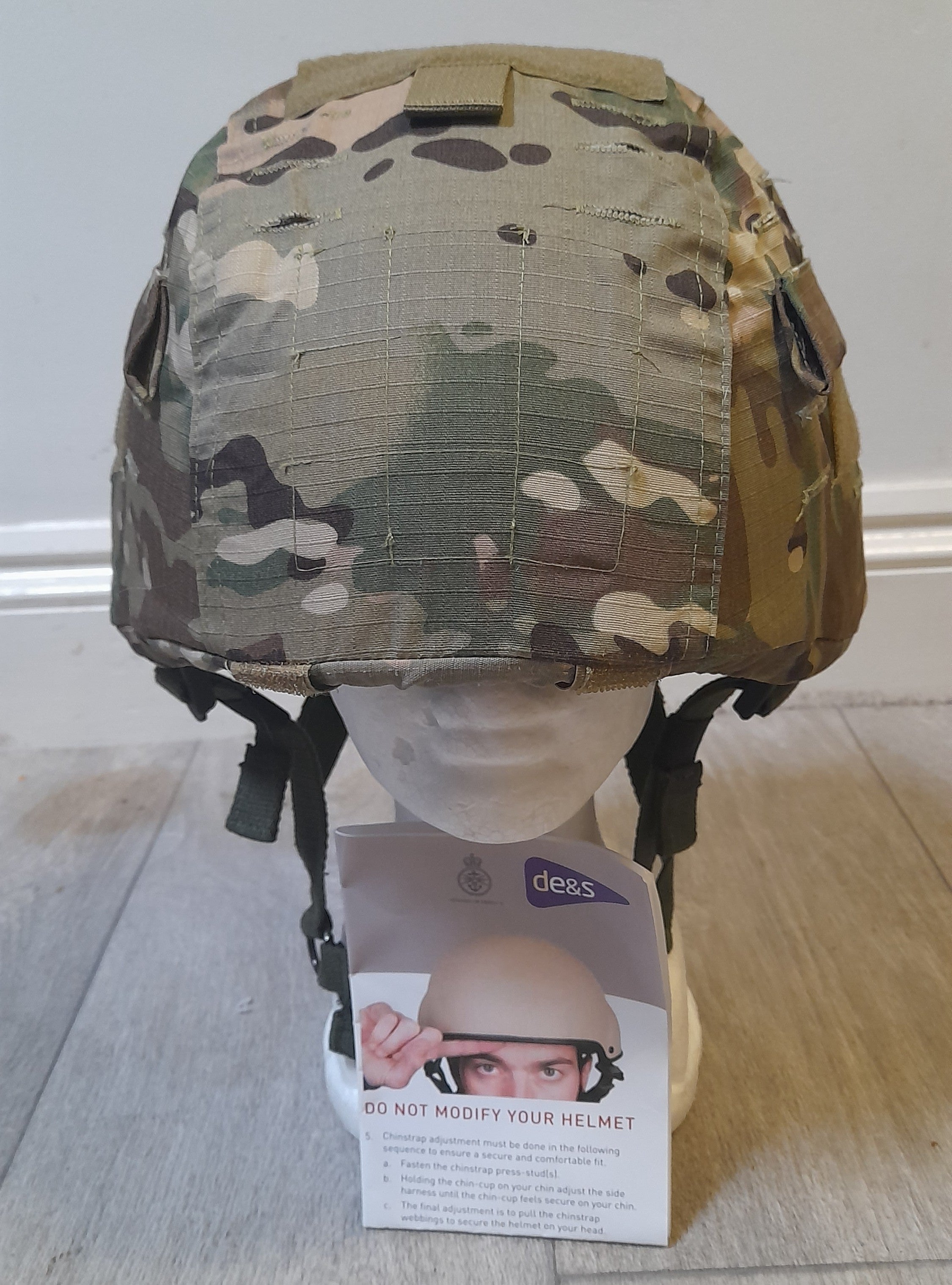 Original MOD British Army Mk6A Ballistic Nylon Helmet NIJ IIIA w