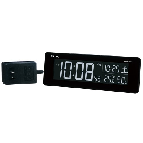 70色の液晶表示が美しいセイコー デジタル電波クロックシリーズC3に