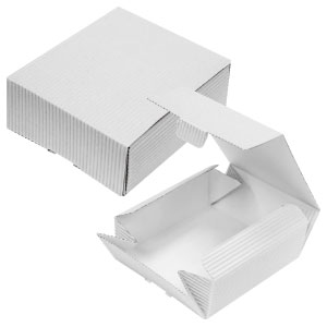 片ダンカートン 白 109×123×45: 中箱・カートン｜包装資材・梱包資材の