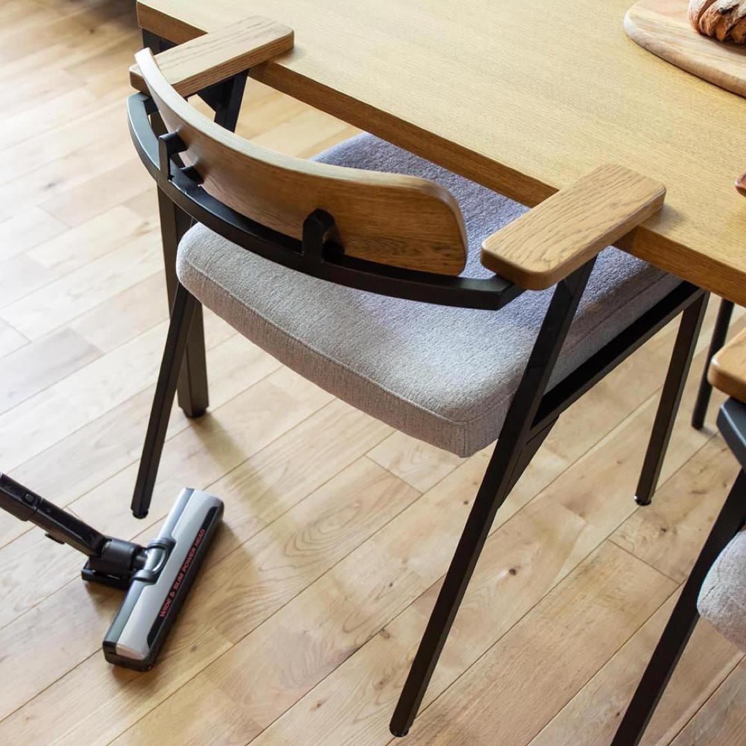 ADRS】 カーラ ダイニングテーブル L 5点セット 4人掛け(L