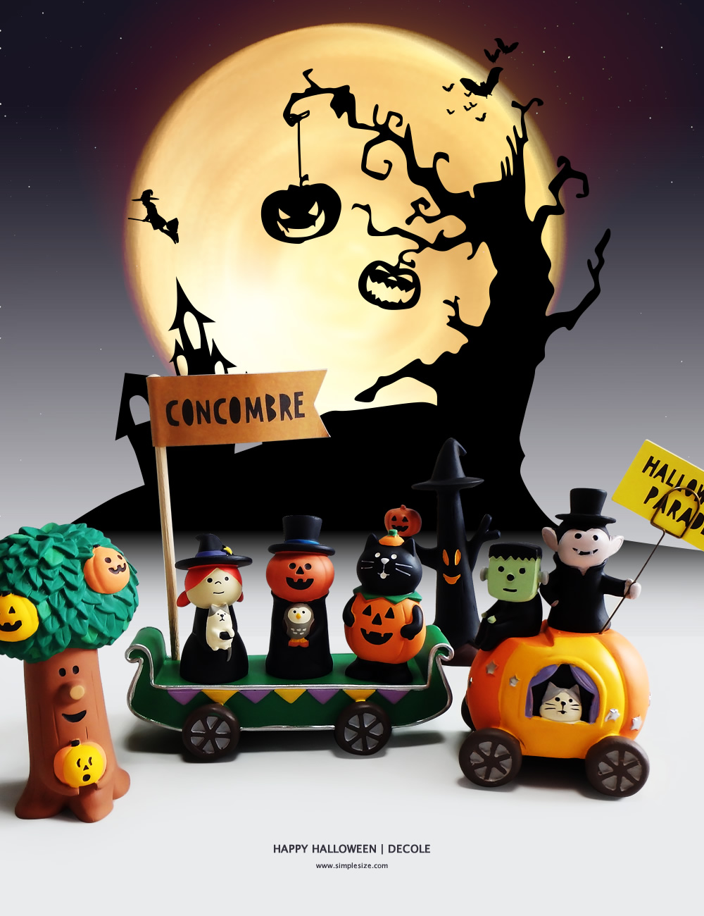 DECOLE（デコレ）【concombre コンコンブル】まったりハロウィン雑貨