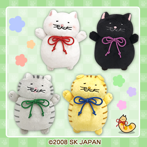 でぶねこ和風リボンぬいぐるみ プライズの情報サイト キャラとる