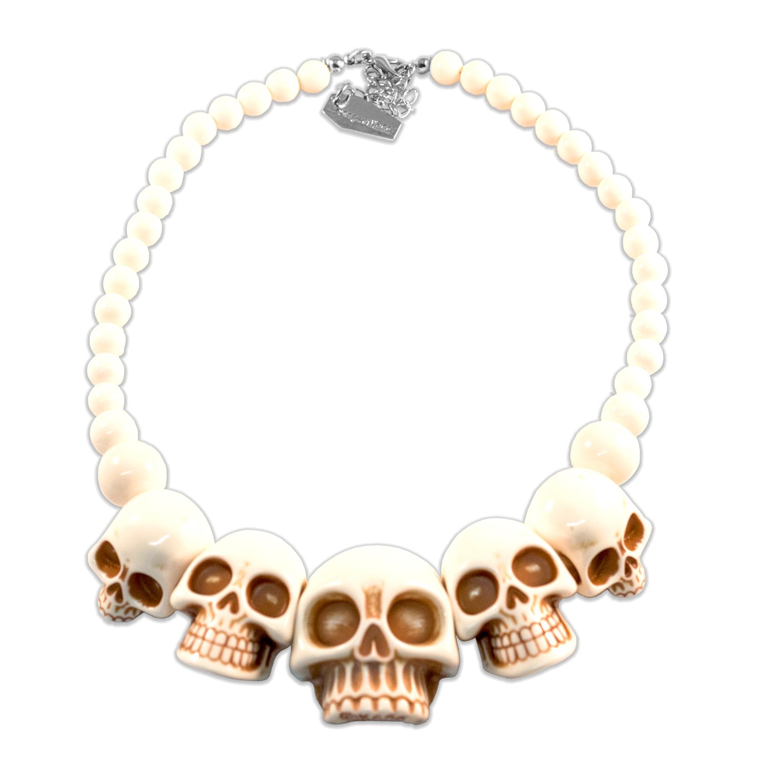 SKULL COLLECTION / White / ネックレス【KREEPSVILLE 666】 | Spider